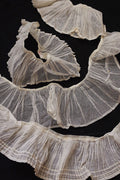 アンティークレース/dentelle ancien/antique lace/プリーツ　lot .FR a l'epoque