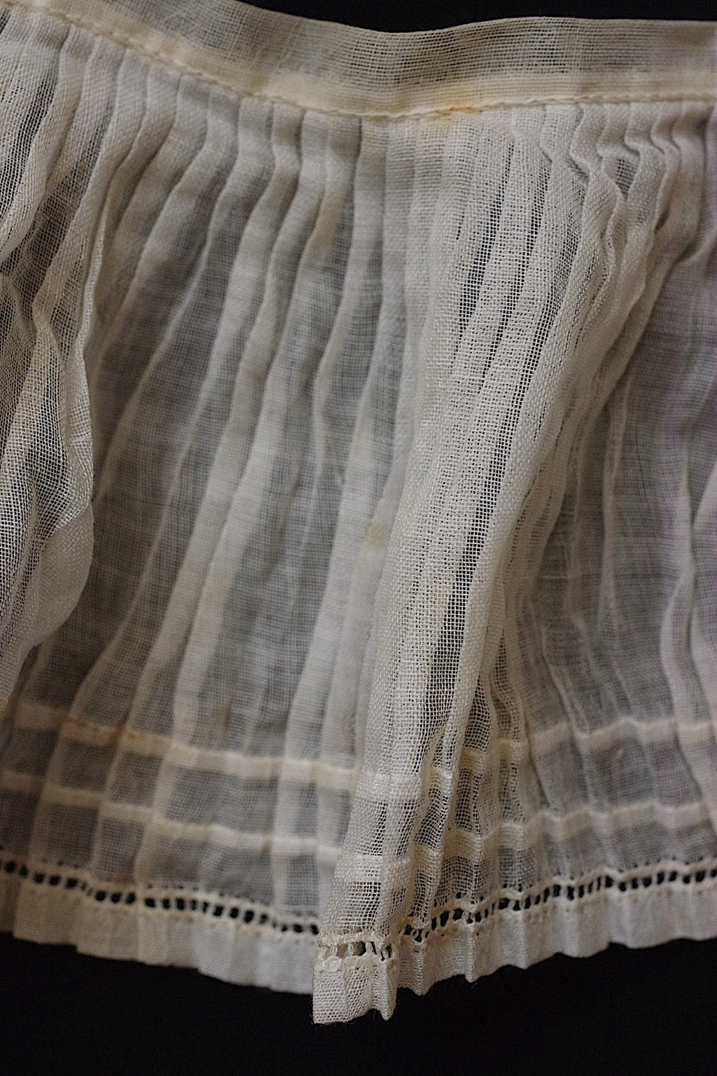 アンティークレース/dentelle ancien/antique lace/プリーツ　lot .FR a l'epoque