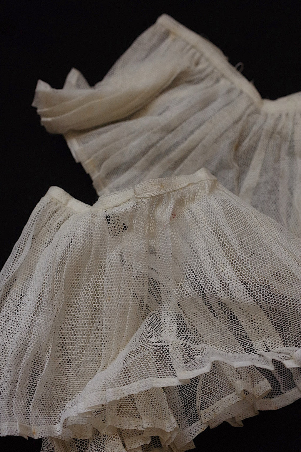 アンティークレース/dentelle ancien/antique lace/プリーツ　lot .FR a l'epoque