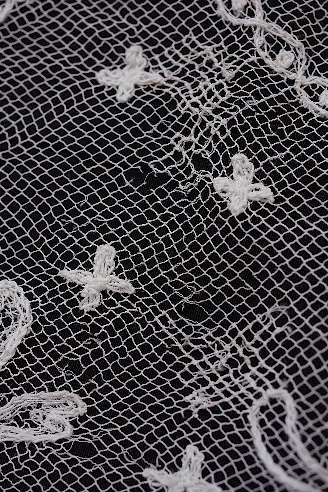 アンティークレース/dentelle ancien/antique lace/ベールハギレ .FR a l'epoque