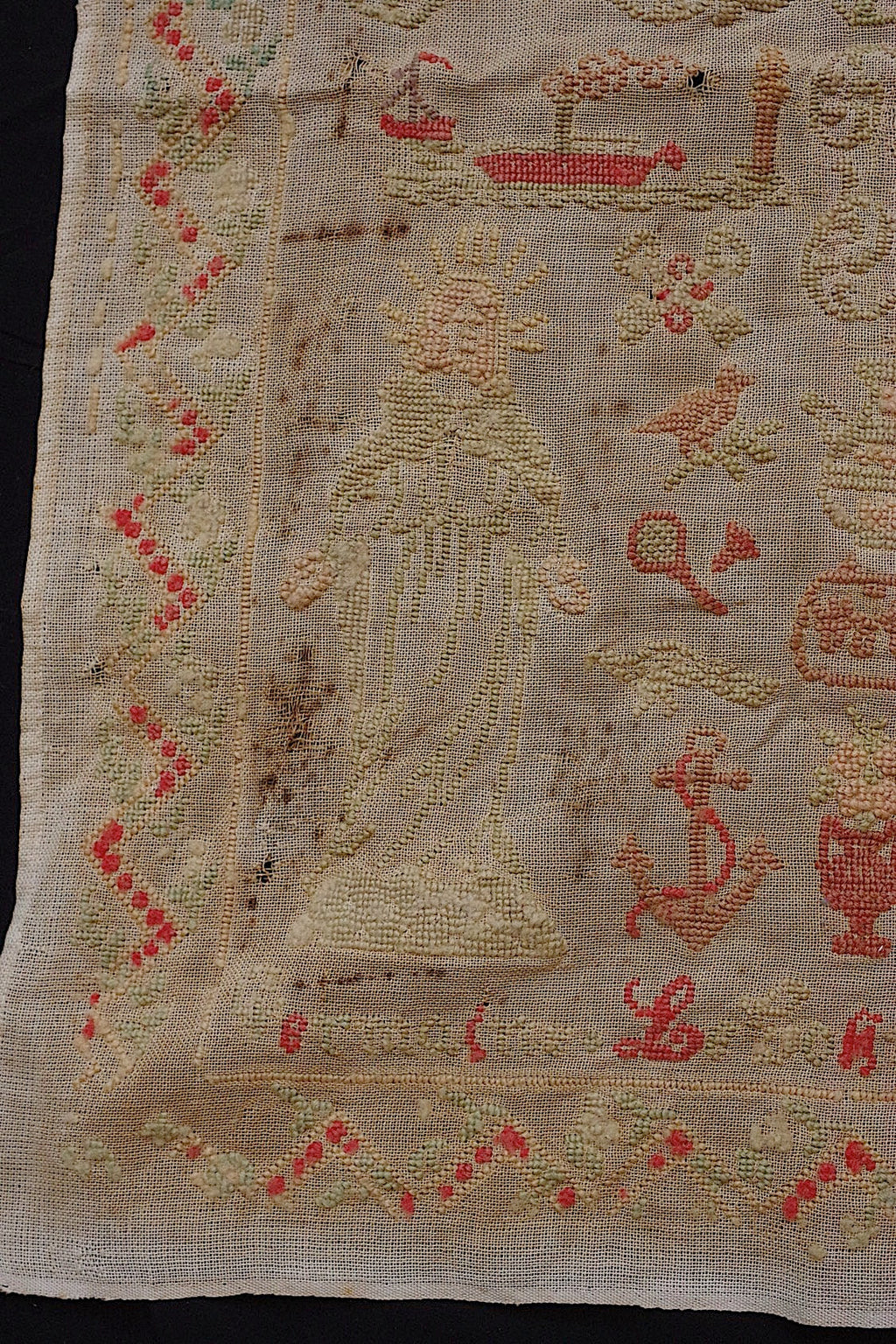 アンティーク刺繍/brodrie ancien/antique stitch embroidery/ .FR a l'epoque