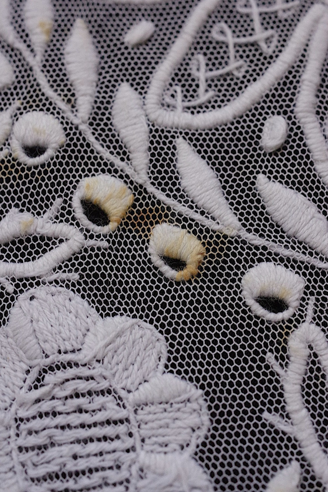 アンティークレース/dentelle ancien/antique lace/刺繍 .FR a l'epoque