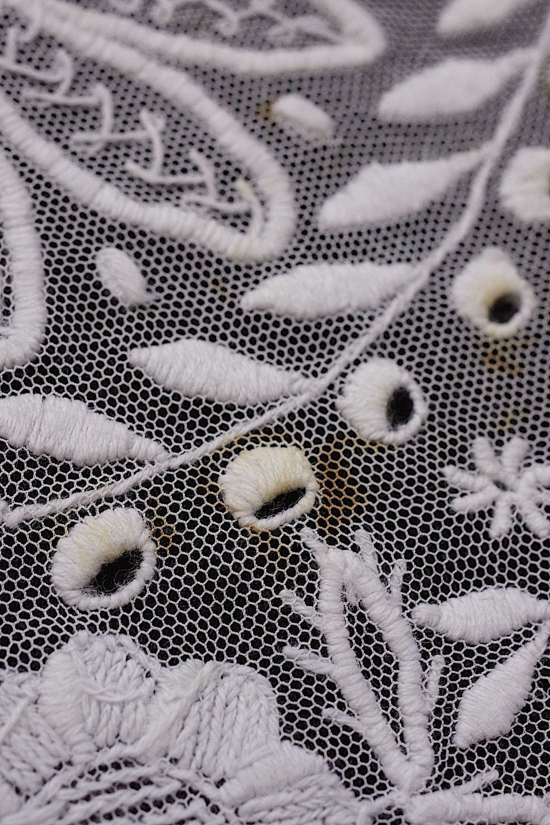 アンティークレース/dentelle ancien/antique lace/刺繍 .FR a l'epoque