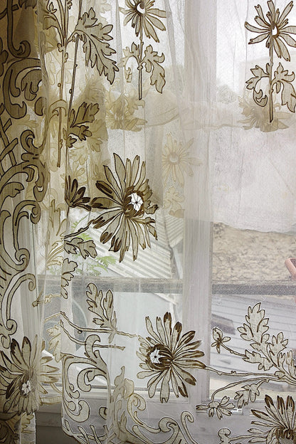 アンティークカーテン/rideau ancien/antique curtain　1 .FR a l'epoque