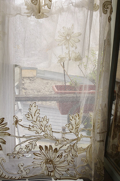 アンティークカーテン/rideau ancien/antique curtain　1 .FR a l'epoque