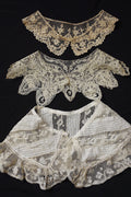 アンティークレース 襟3つ/dentelle ancienne/antique lace　 .FR a l'epoque