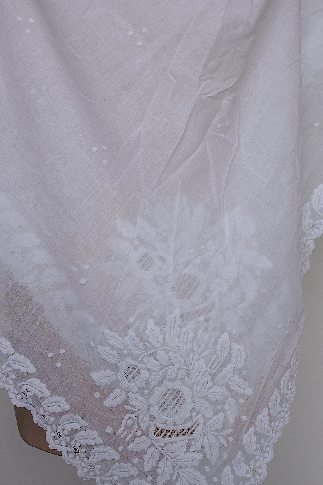 アンティークレース 刺繍　fichu/dentelle ancienne/antique lace .FR a l'epoque