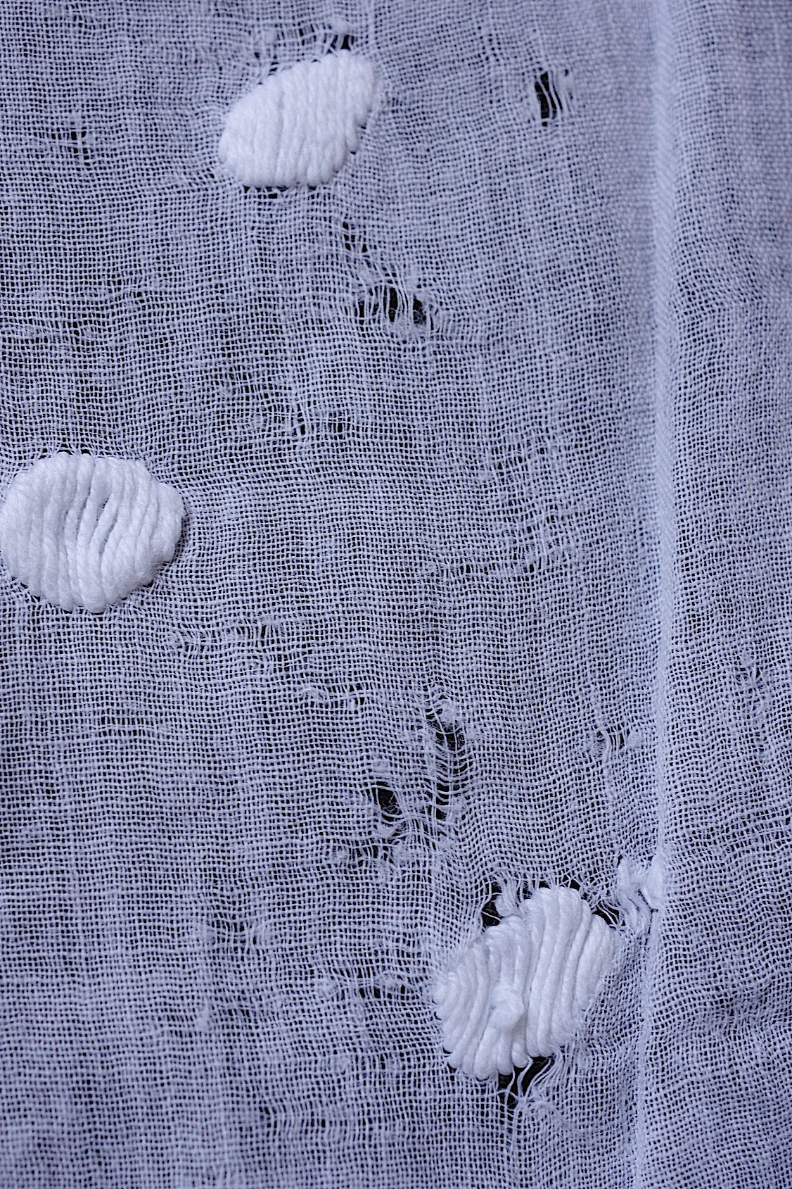 アンティークレース 刺繍　fichu/dentelle ancienne/antique lace .FR a l'epoque