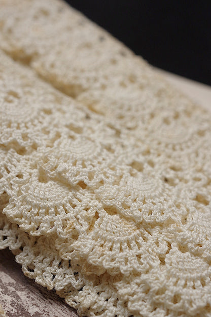 アンティークレース クロシェレース/dentelle ancienne/antique lace .FR a l'epoque