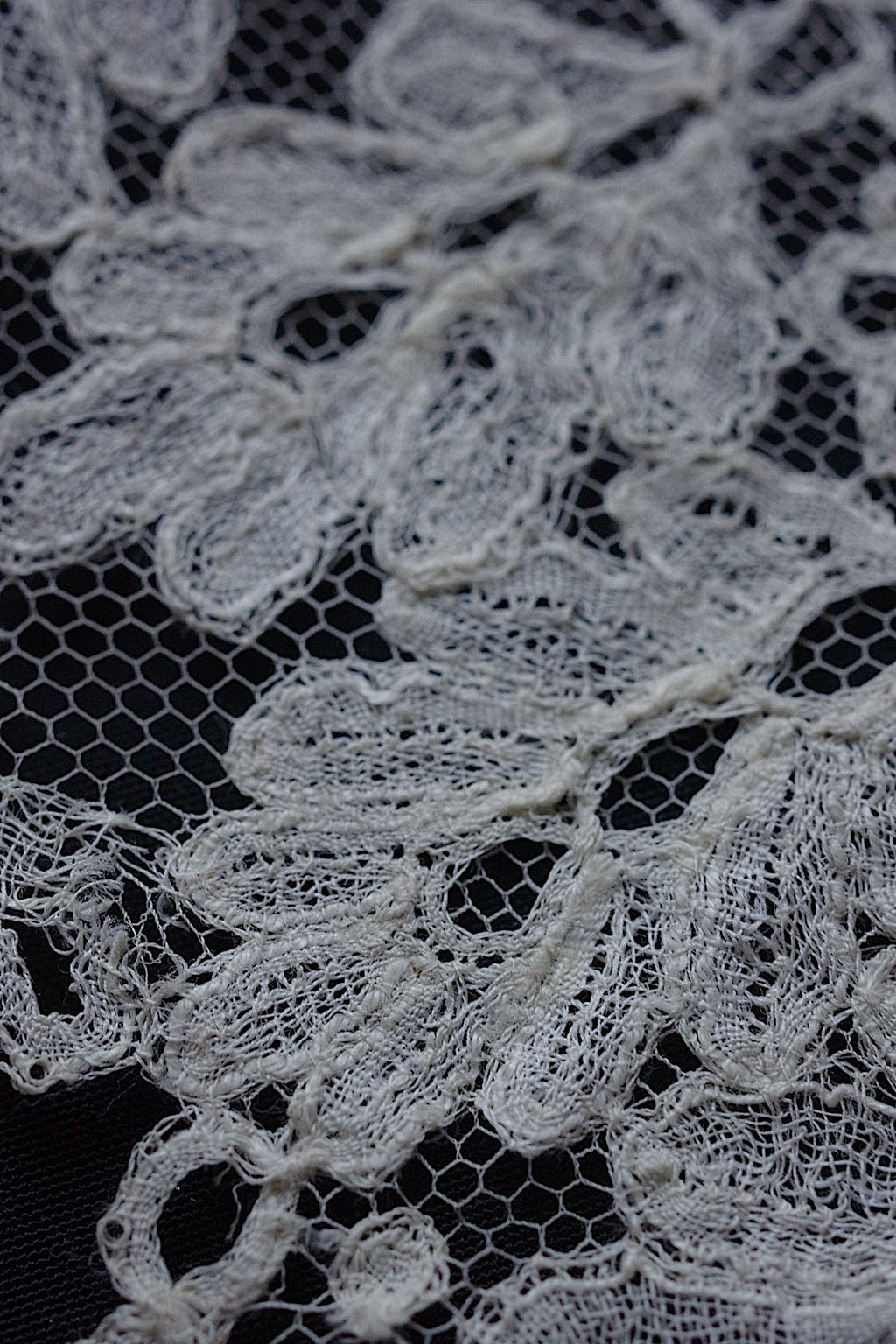 アンティークレース ケープ/dentelle ancienne/antique lace .FR a l'epoque
