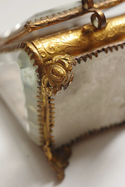 アンティークガラスケース/Porte-montre antique .FR a l'epoque