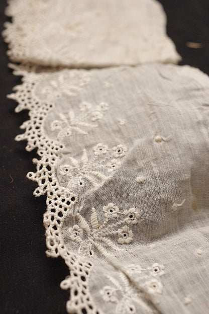アンティークレース刺繍レース/dentelle ancienne/antique lace .FR a l'epoque
