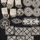 アンティークレースモチーフlots1/dentelle ancienne/antique lace .FR a l'epoque