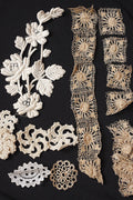 アンティークレースモチーフlots2/dentelle ancienne/antique lace .FR a l'epoque
