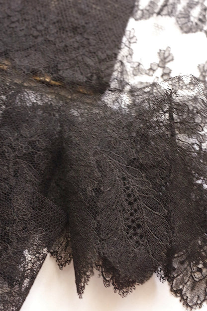 アンティークレースシャンティイ　lots1/dentelle ancienne/antique lace .FR a l'epoque