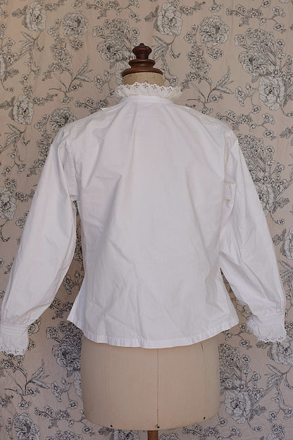 アンティークブラウス1/vêtement ancien/antique  blouse .FR a l'epoque