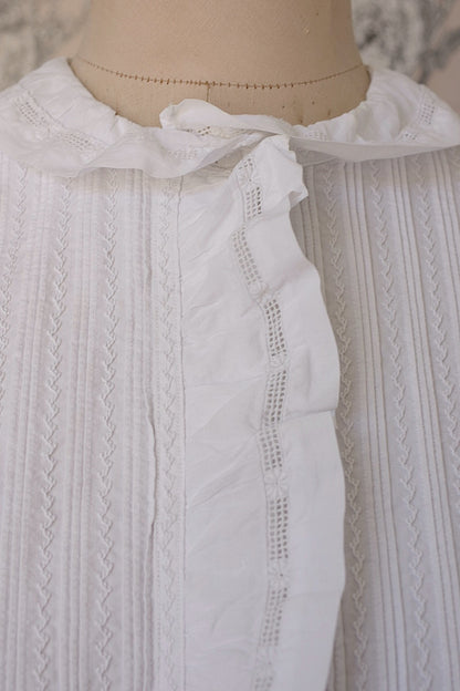 アンティークブラウス2/vêtement ancien/antique  blouse .FR a l'epoque