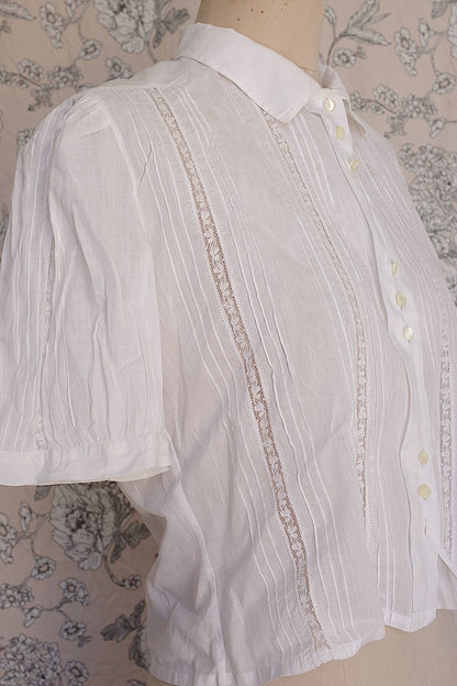 アンティークブラウス3/vêtement ancien/antique  blouse .FR a l'epoque
