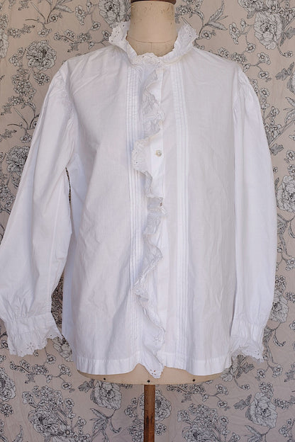 アンティークブラウス4/vêtement ancien/antique  blouse .FR a l'epoque