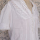 アンティークブラウス5/vêtement ancien/antique  blouse .FR a l'epoque