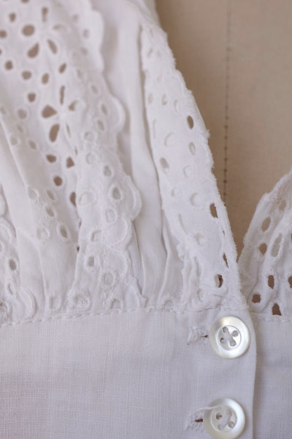 アンティークブラウス5/vêtement ancien/antique  blouse .FR a l'epoque