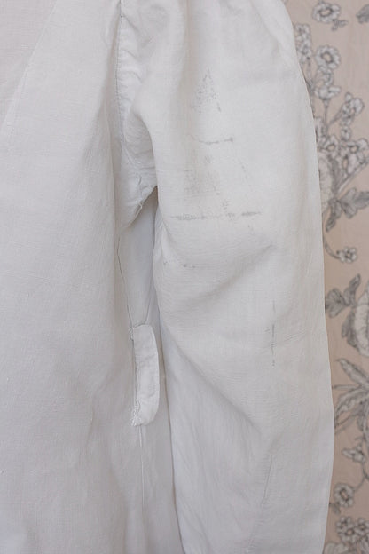 アンティークリネンブラウス/vêtement ancien/antique  blouse .FR a l'epoque