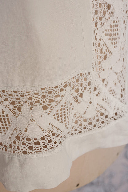 アンティークリネンブラウス/vêtement ancien/antique  blouse .FR a l'epoque