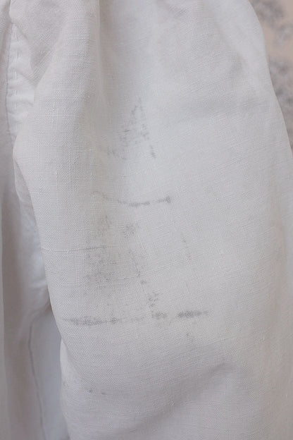 アンティークリネンブラウス/vêtement ancien/antique  blouse .FR a l'epoque