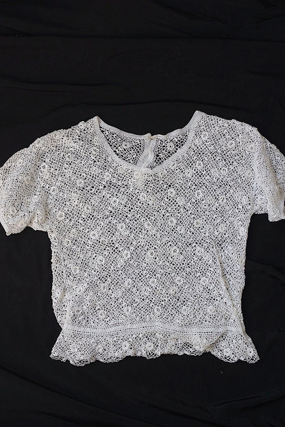 アンティークトップ　少女サイズ/vêtement ancien/antique  top .FR a l'epoque