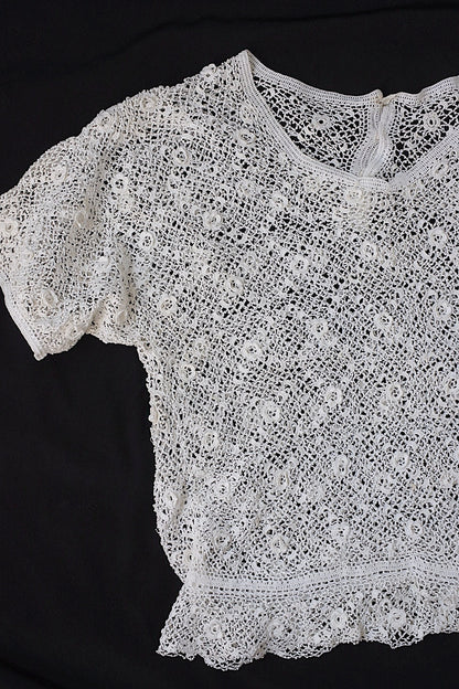 アンティークトップ　少女サイズ/vêtement ancien/antique  top .FR a l'epoque