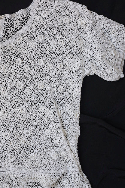 アンティークトップ　少女サイズ/vêtement ancien/antique  top .FR a l'epoque