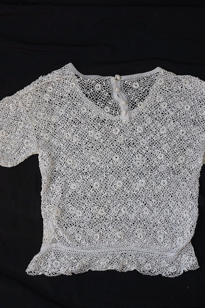 アンティークトップ　少女サイズ/vêtement ancien/antique  top .FR a l'epoque