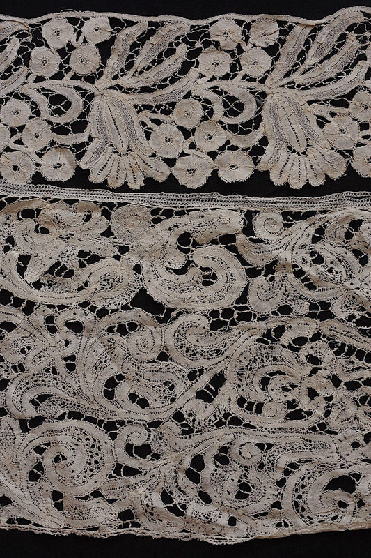 アンティークレースホニトン　ミラネーズ/dentelle ancienne/antique lace .FR a l'epoque