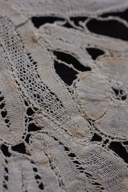 アンティークレースホニトン　ミラネーズ/dentelle ancienne/antique lace .FR a l'epoque