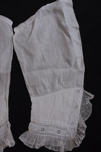 アンティークレース袖/dentelle ancienne/antique lace .FR a l'epoque