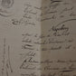 アンティークカリグラフィー/calligraphie ancien/antique .FR a l'epoque