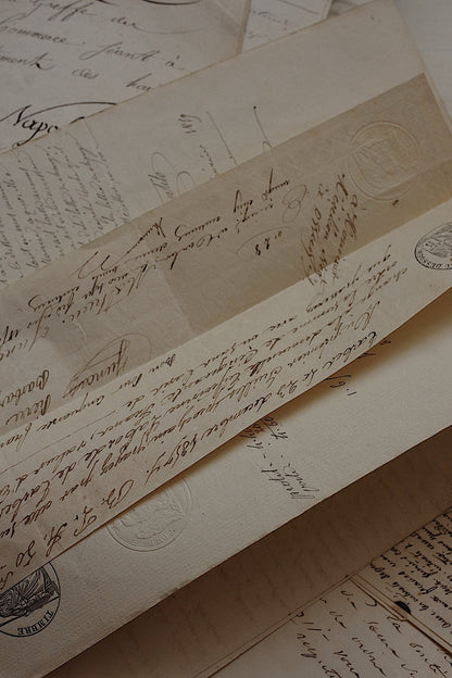 アンティークカリグラフィー/calligraphie ancien/antique .FR a l'epoque