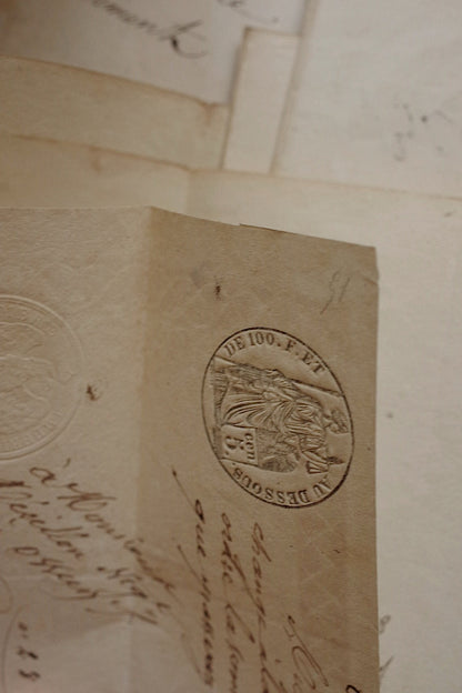 アンティークカリグラフィー/calligraphie ancien/antique .FR a l'epoque