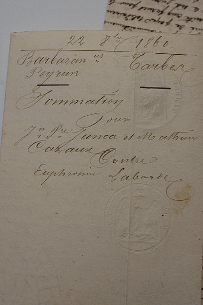 アンティークカリグラフィー/calligraphie ancien/antique .FR a l'epoque