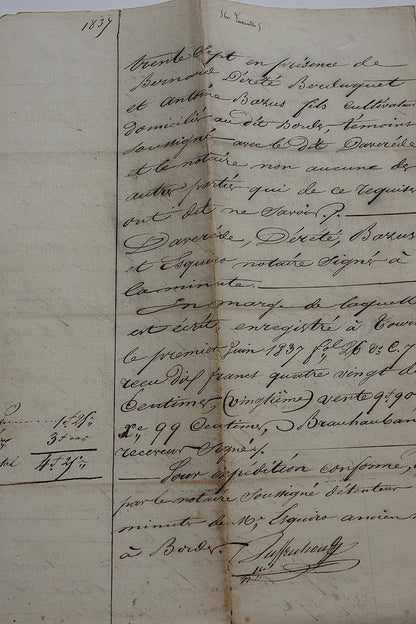 アンティークカリグラフィー/calligraphie ancien/antique .FR a l'epoque