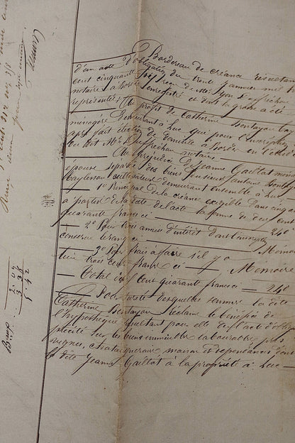 アンティークカリグラフィー/calligraphie ancien/antique .FR a l'epoque