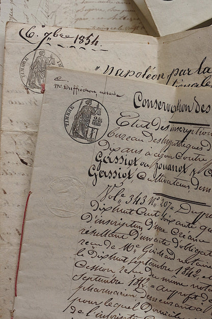 アンティークカリグラフィー/calligraphie ancien/antique .FR a l'epoque