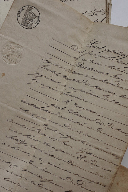 アンティークカリグラフィー/calligraphie ancien/antique .FR a l'epoque