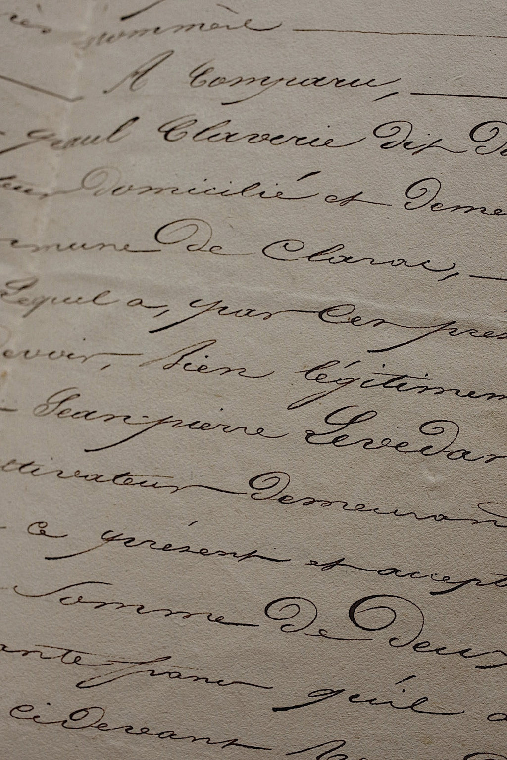 アンティークカリグラフィー/calligraphie ancien/antique .FR a l'epoque