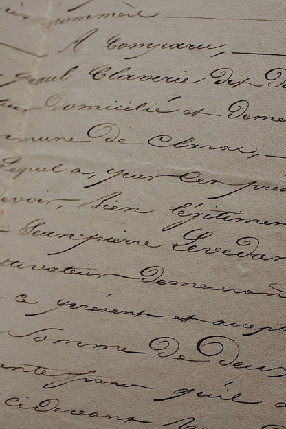 アンティークカリグラフィー/calligraphie ancien/antique .FR a l'epoque