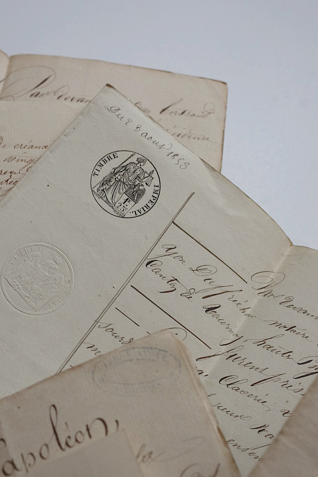 アンティークカリグラフィー/calligraphie ancien/antique .FR a l'epoque