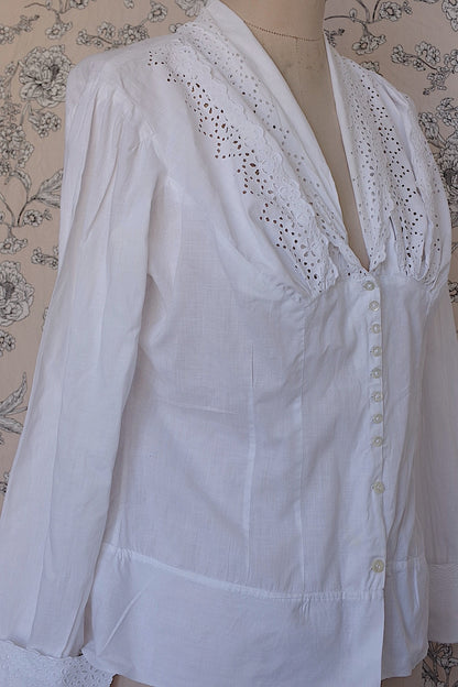 アンティークブラウス/blouse ancien/antique blouse .FR a l'epoque