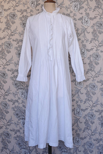 アンティークコットンワンピース/robe ancienne/antique cotton dress .FR a l'epoque