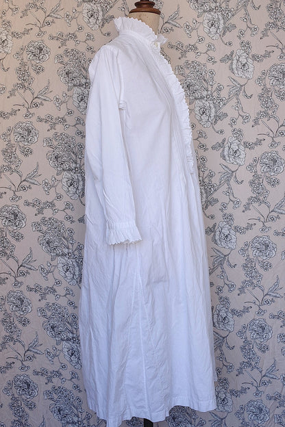 アンティークコットンワンピース/robe ancienne/antique cotton dress .FR a l'epoque