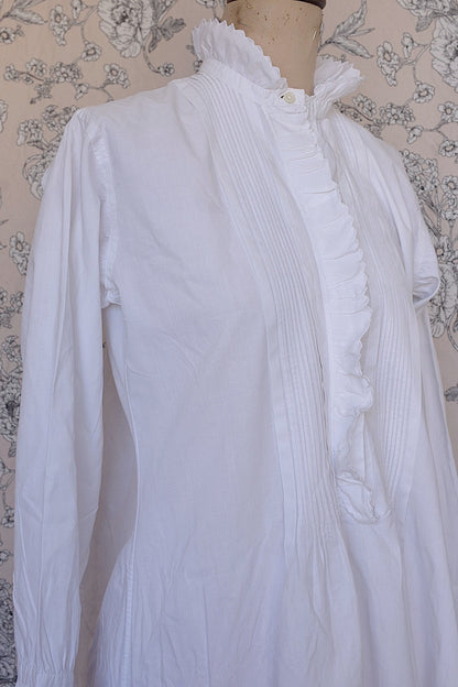 アンティークコットンワンピース/robe ancienne/antique cotton dress .FR a l'epoque